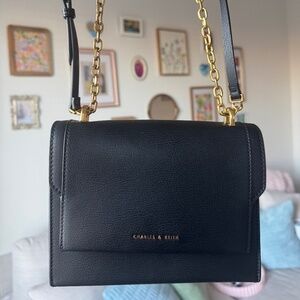 Charles & Keith Brennan Chain Handle Crossbody Bag